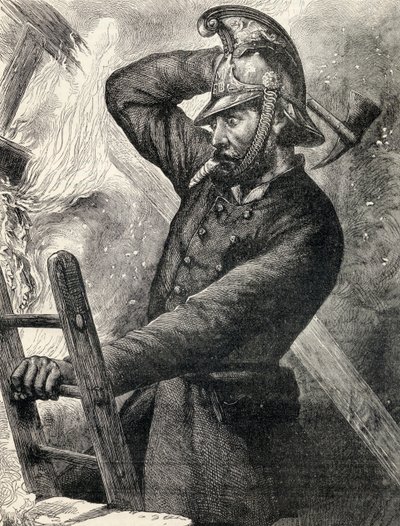 Fireman, illustration from 
